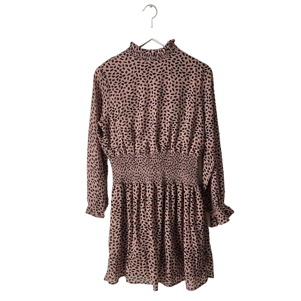 Anthropologie She + Sky Cheetah Print Dress Size Medium
